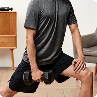 Muscle soreness due to strength training