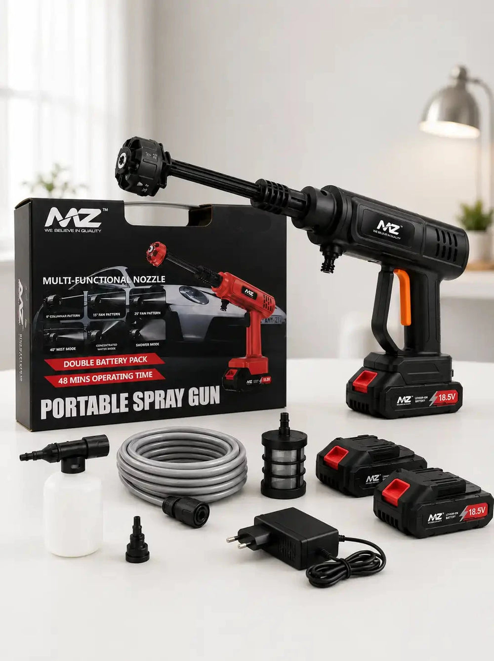MZ Portable Cordless Pressure Washer Spray Gun