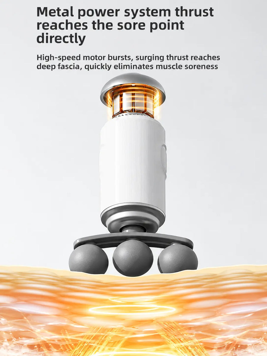 Massage Gun for Pain Relief | 9 Adjustable Heads for Deep Tissue, Muscle Relief