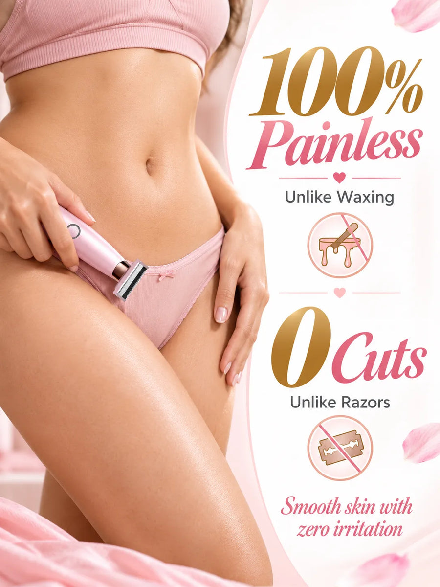 HTC HL-287 Washable Ladies Shaver — Painless & Rechargeable