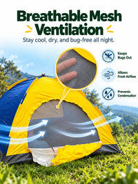 4-Person Dome Tent — Portable Camping Tent