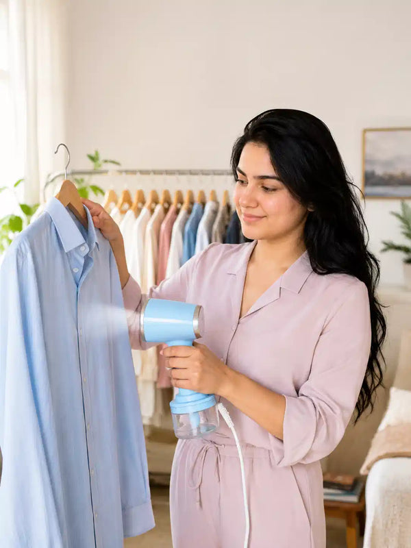 Portable Handheld Garment Steamer – Mini Travel Steam Iron for Clothes, Fast Heat