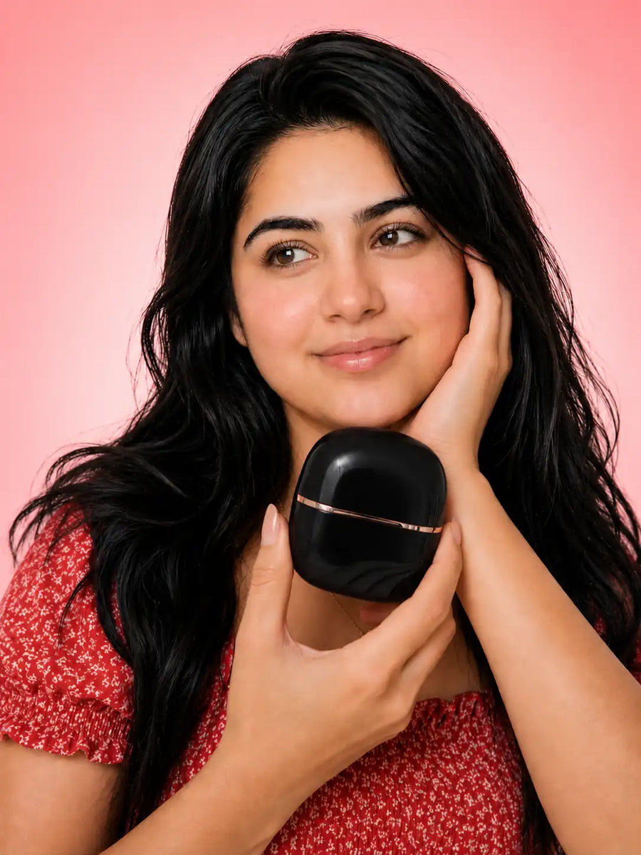 Portable Pocket Hair Straightener Comb – Wireless, Rechargeable, 3 Heat Levels