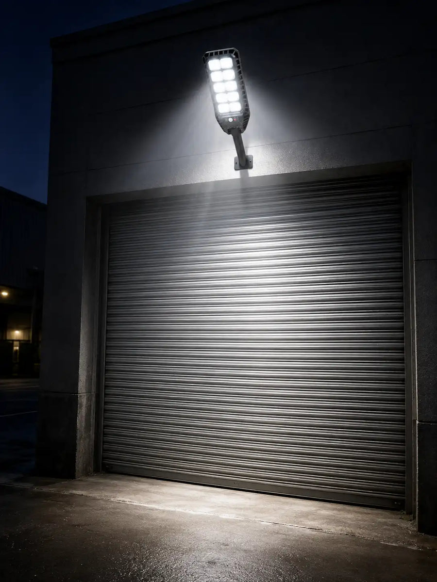 Solar Street Light Outdoor 180 LED with Motion Sensor & Remote | IP65 Waterproof Solar Garden Light for Gate, Wall & Driveway