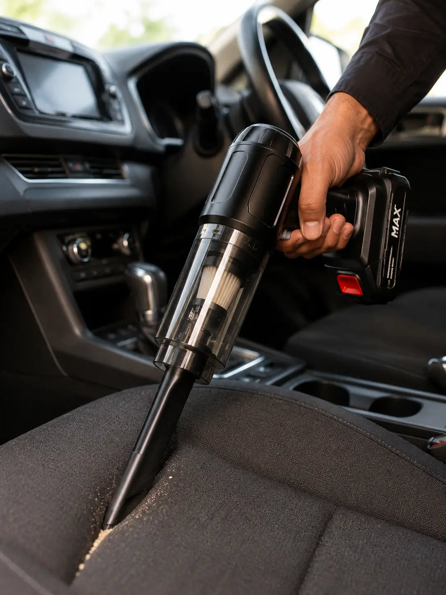 Maxtop MP-251 Cordless Handheld Vacuum Cleaner for Car & Home | Portable Wireless Vacuum with Attachments, Dual Battery