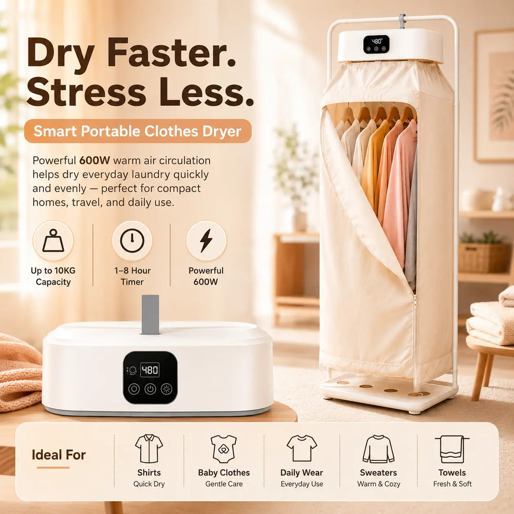 Dry Faster. Stress Less.