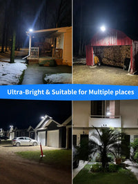 Solar Street Light Outdoor 180 LED with Motion Sensor & Remote | IP65 Waterproof Solar Garden Light for Gate, Wall & Driveway