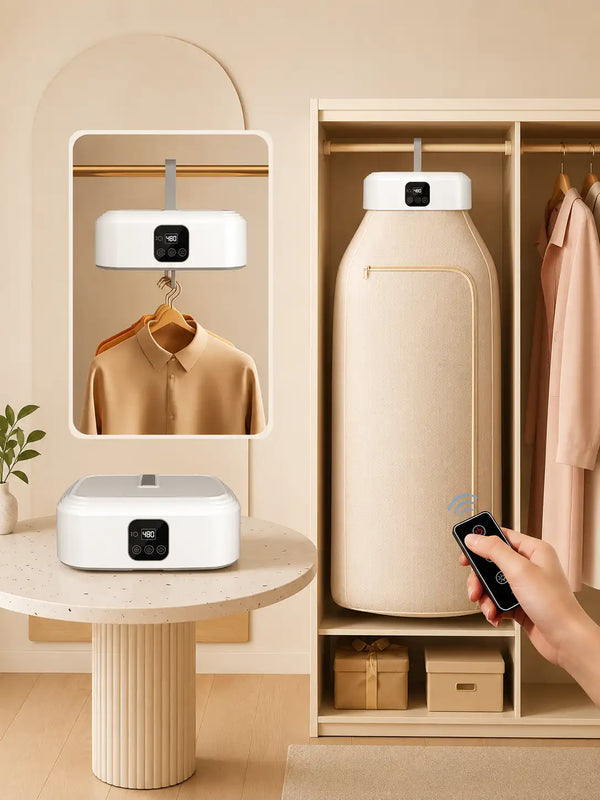 Electric Clothes Dryer Portable Foldable | Hot Air Cloth Drying Machine with Timer