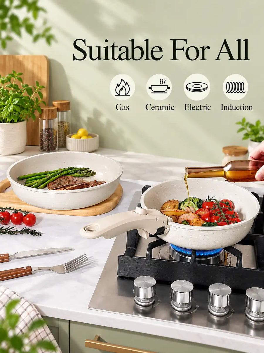 Universal Detachable Pot Handle - Removable Cookware Holder for Pots, Pans & Cookware