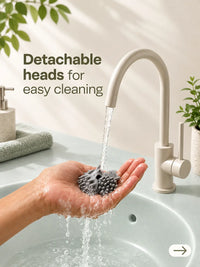 Electric Scalp & Body Massager - USB Rechargeable Head Massager with 96 Silicone Kneading Points