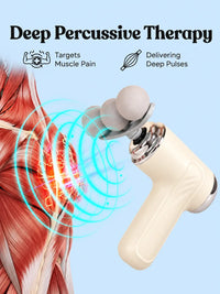 Massage Gun for Pain Relief | 9 Adjustable Heads for Deep Tissue, Muscle Relief