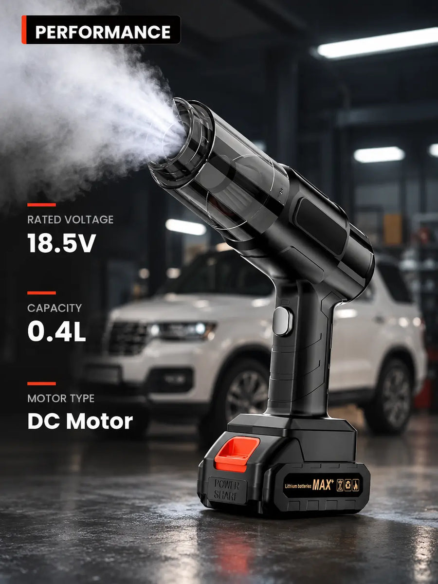 ASW AS-VC01 Cordless Car Vacuum Cleaner - Strong Suction, 48V Rechargeable