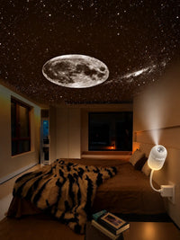 Galaxy Star Projector Night Light – USB Powered Starry Sky Projection Lamp with Adjustable Gooseneck & Focus Lens