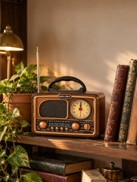 Rock Light S586 Tik Tik Retro Speaker — 15W speaker, Bluetooth 5.0, AM/FM/SW radio, 2400mAh Battery