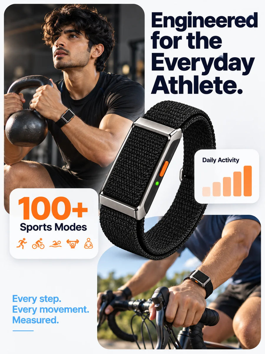 TF37 PRO Screenless Smart Health Band - Health & Fitness Tracker