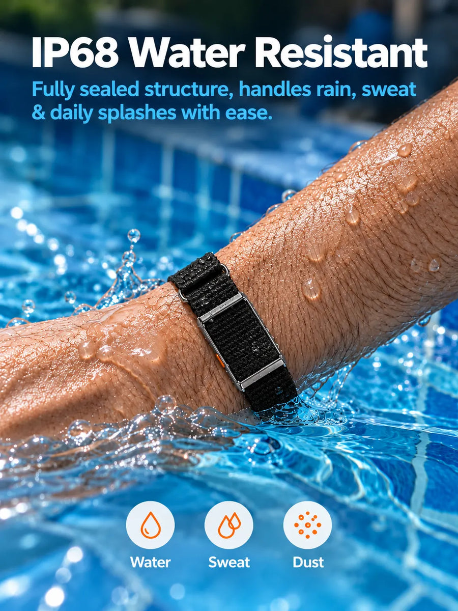 TF37 PRO Screenless Smart Health Band - Health & Fitness Tracker