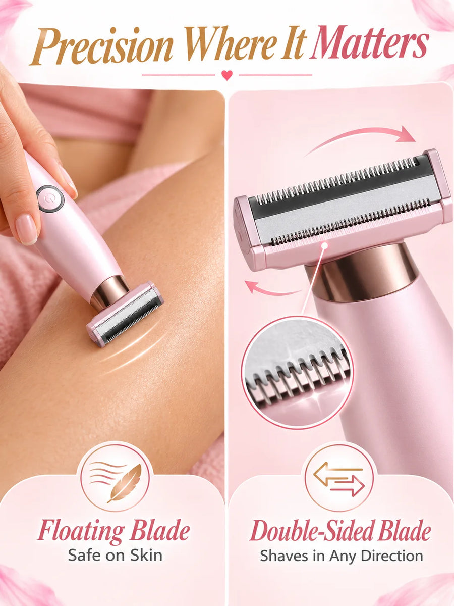 HTC HL-287 Washable Ladies Shaver — Painless & Rechargeable