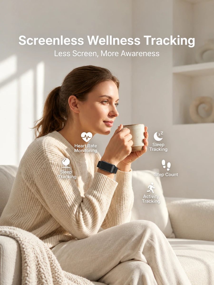 LOOP Smart Health Band – 24/7 Health & Sleep Tracking, blood oxygen, HRV and sleep tracking