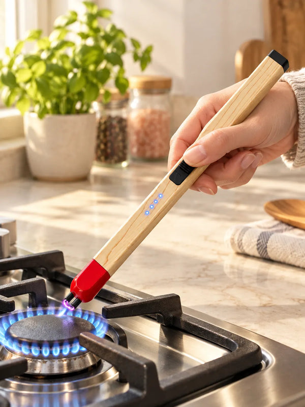Electric Arc Lighter — USB Rechargeable, Long Reach Candle Lighter