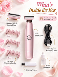 HTC HL-287 Washable Ladies Shaver — Painless & Rechargeable