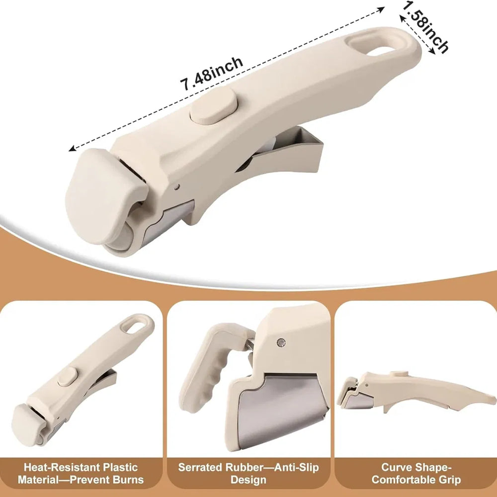 Heat resistant non-slip grip handle